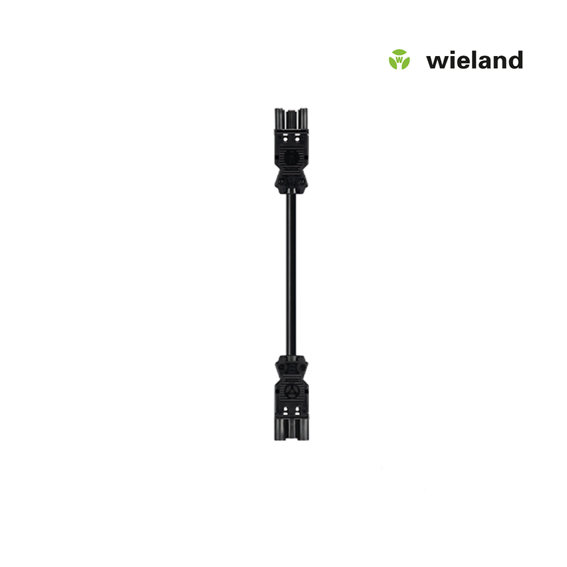 Wieland GST18I3 Koppelsnoer 1,5 MM² 2 meter zwart MDRLED®