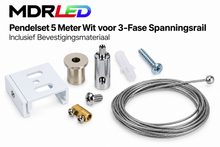 PENDELSET 5 METER WEISS FÜR 3-PHASEN-SCHIENEN.MDRLED®