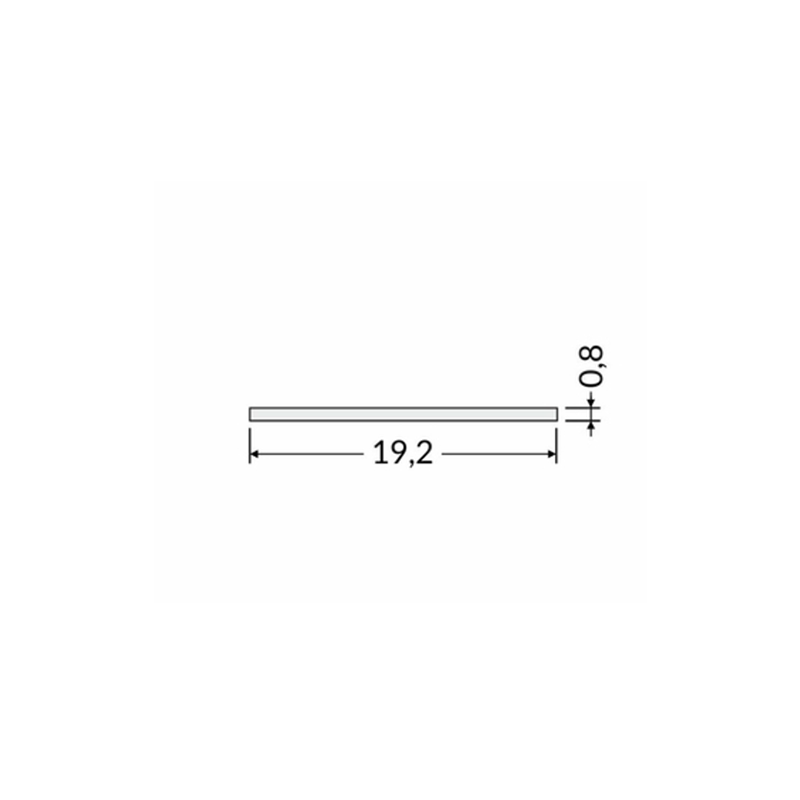Cover Schuif 2m Transparant | Voor 12 mm LED-Strips