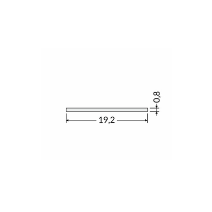 Cover Schuif 2m Transparant | Voor 12 mm LED-Strips