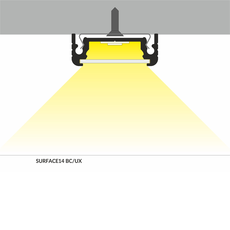 PROFIEL MDR 14MM  ZILVER 2M MDRLED®