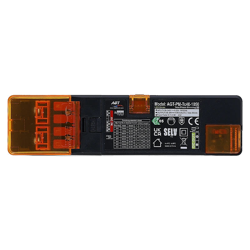 AGT Constant Current  Dimbare LED Driver  700–1050mA  30–40W  Triac