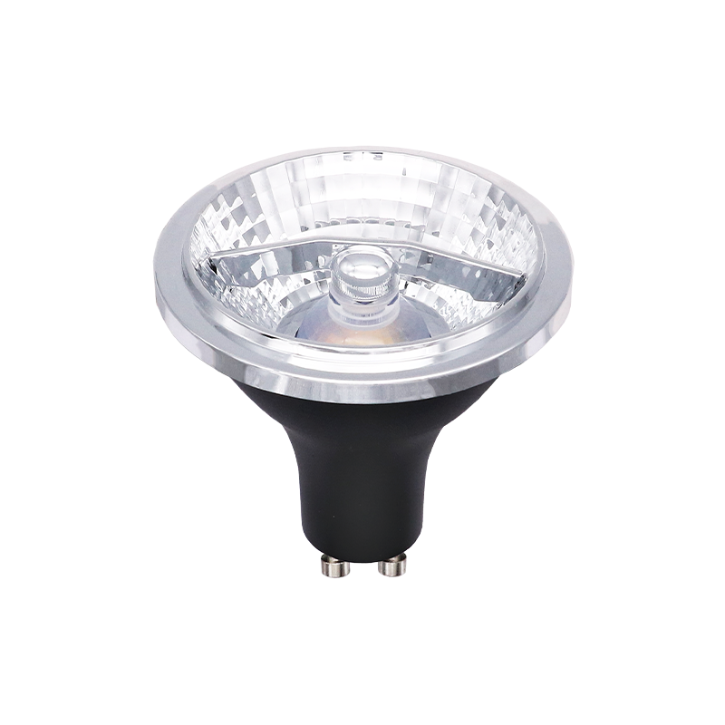 LED AR70 GU10 Spot 6W Zwart met Dim-to-Warm 45°  MDRLED®