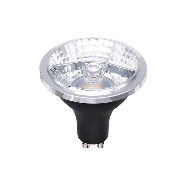 LED AR70 GU10 Spot 6 Watt 45° Zwart – 2700K MDRLED®