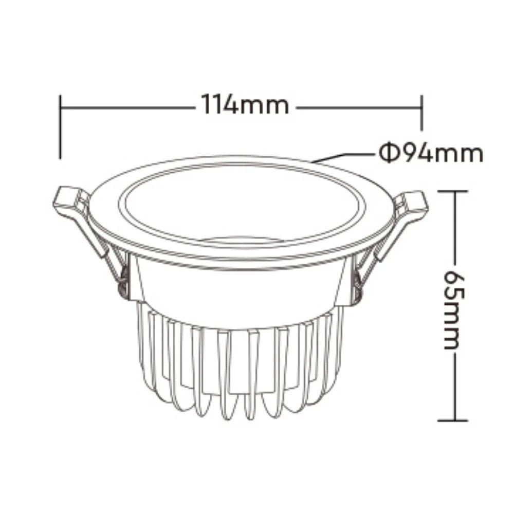 MI-LIGHT REFLECTOR DOWNLIGHT RGB+CCT 6W