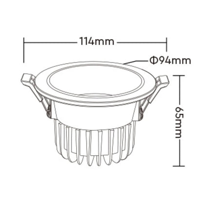MI-LIGHT REFLECTOR DOWNLIGHT RGB+CCT 6W