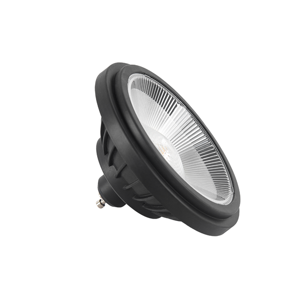 LED AR111  APOLLO  GU10  40°  12W  ZWART MDRLED®