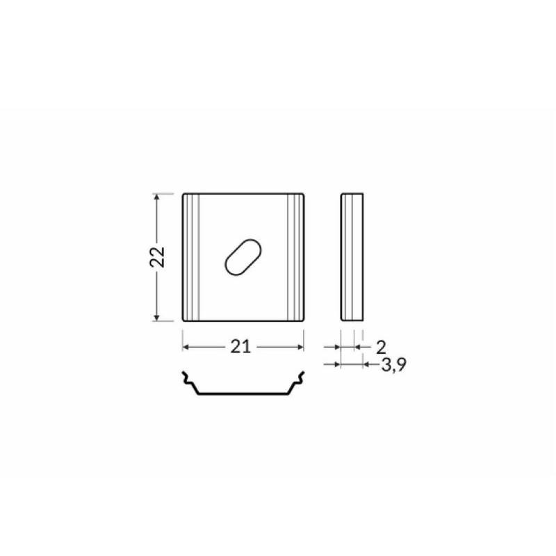 BEVESTIGING CLIP “U5 CONE”  ARC12   20 STUKS MDRLED®