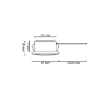 Reflektor meblowy LED 3W 12V(DC) IP44 biały 14mm wys. 2700K MDRLED®