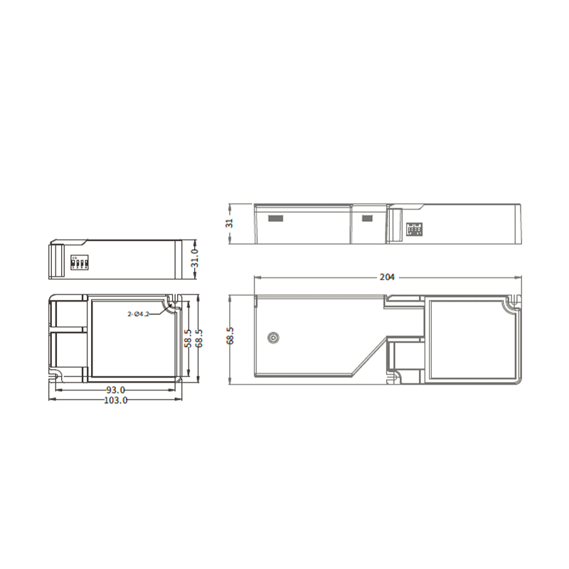 DALI DRIVER  BOKE  6-42V  450-1100mA MDRLED®