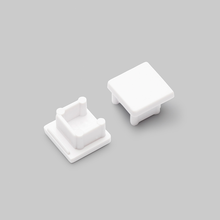 END CAP ZONDER KABELOPENING SLIM 10MM WIT – 20 STUKS MDRLED®