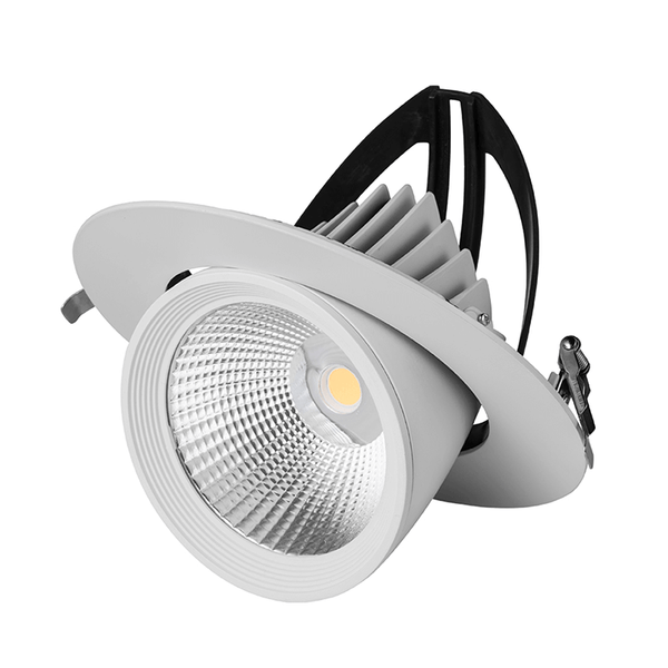 LED DOWNLIGHT  KANTELBAAR  Ø195  40W 4000K MDRLED®.