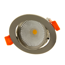 LED-Einbaustrahler Luna Slim-Fit 5W Dimmbar Warmsilber MDRLED®