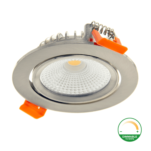 LED INBOUWSPOT  LUNA SLIM-FIT  5W  DIM 2 WARM  ZILVER MDRLED®