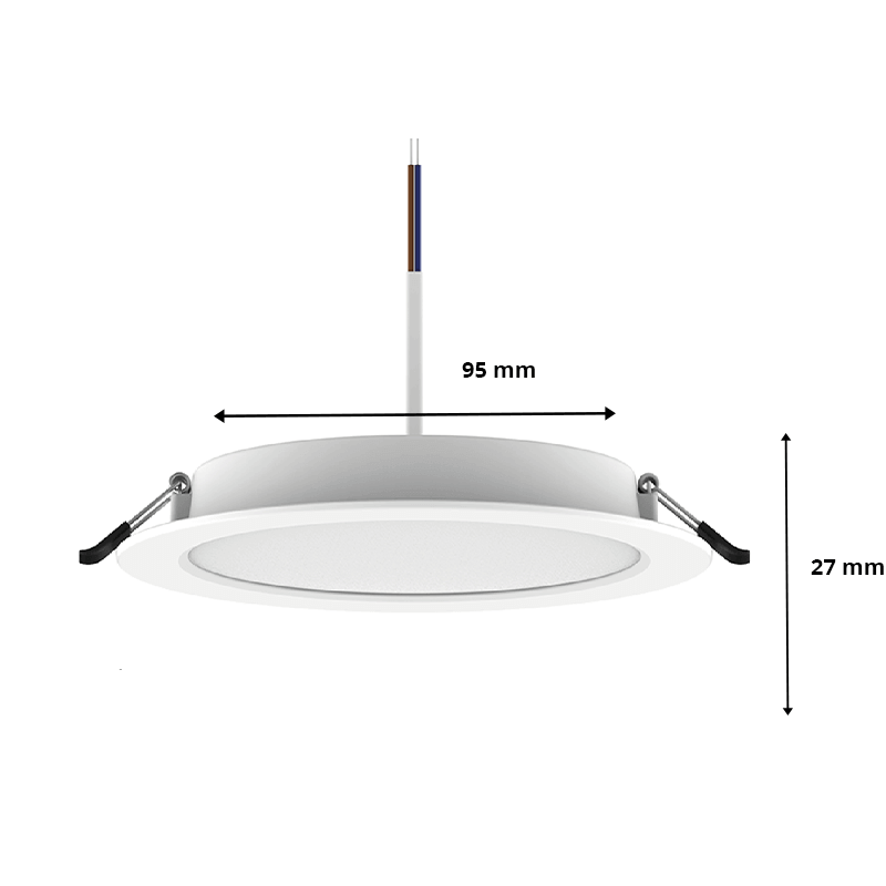 DOB DOWNLIGHT | MISTO | Ø95 | 6W | WIT 4000K