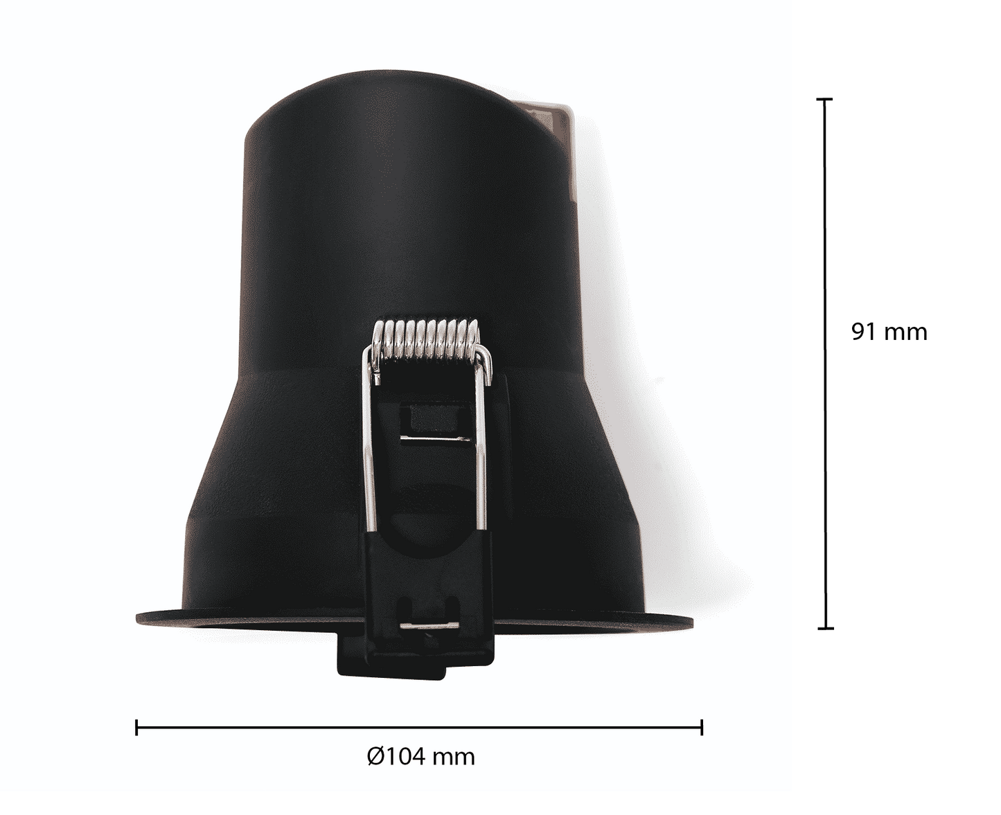 LED-Einbaustrahler MDRLED®9W DIM SCHWARZ 