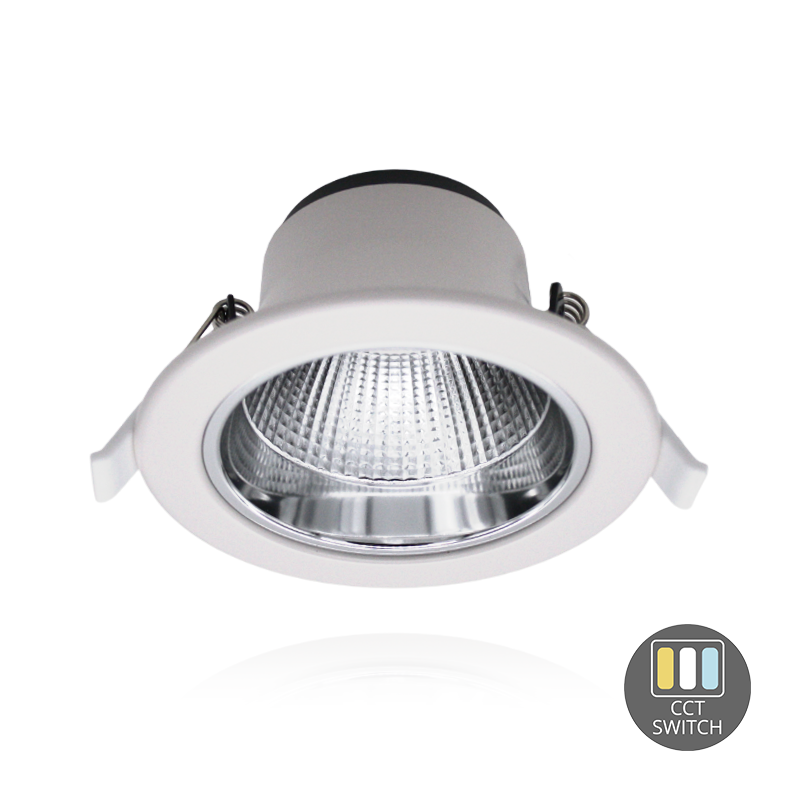 LED Downlight Aurora CCT-SWITCH Ø90 9W MDRLED®