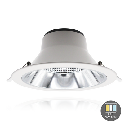 LED Downlight Ø195 – Aurora 20W – CCT-Switch – 115 lm/W – Helder Wit