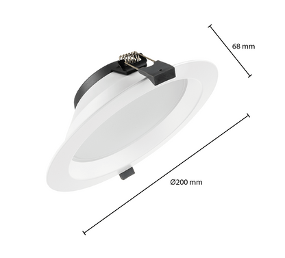 LED DOWNLIGHT | Ginevra| CCT-SWITCH | Ø170 | 15W