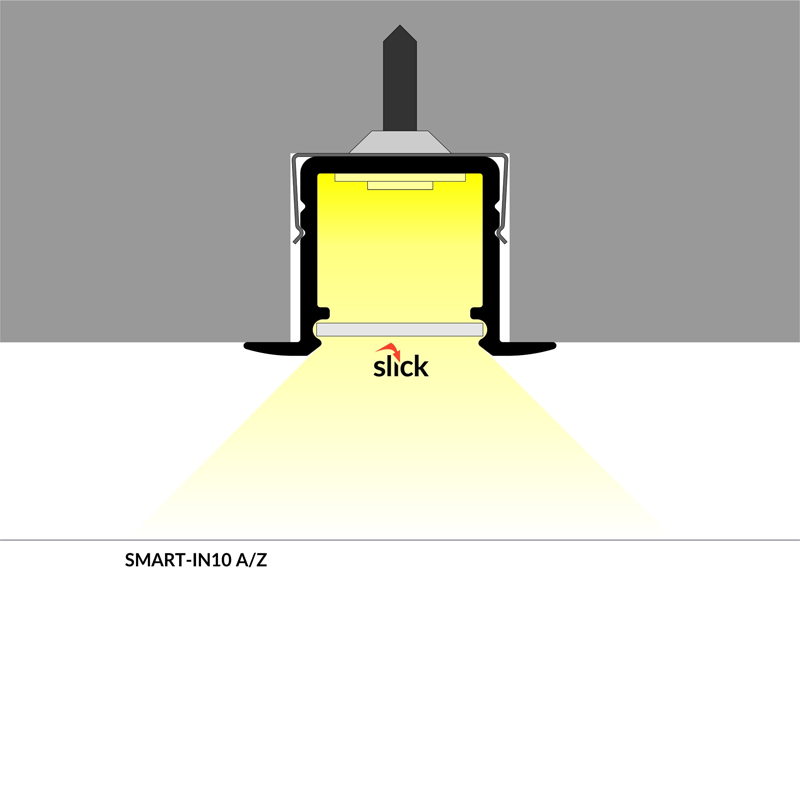 PROFIEL  INBOUW  SLIM 10MM  2M MDRLED®