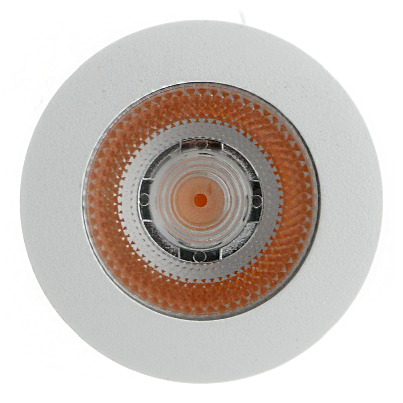 ECODIM ED-10044 LED INBOUWSPOT KLEINE INBOUWDIEPTE IP54 WARM WIT ROND WIT 75MM.