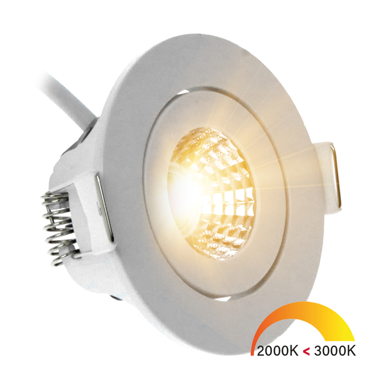 ECODIM ED-10058 LED Inbouwspot Wit Kleine Inbouwdiepte – IP54 – Dim-to-Warm – Ø55mm