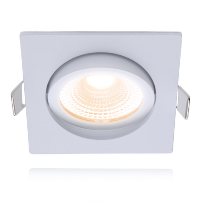 ECODIM ED-10025 LED REFLEKTOR WPUSZCZANY MAŁA GŁĘBOKOŚĆ INSTALACJI IP54 ŚCIEMNIANY DO CIEPŁEGO KWADRATOWY BIAŁY 75MM MDRLED®