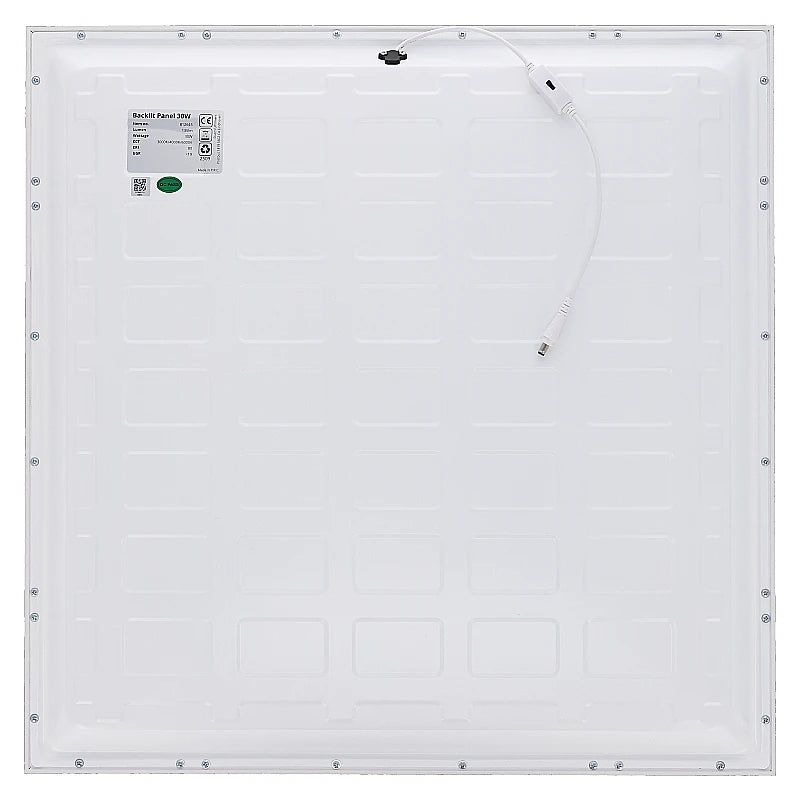 LED Paneel 60x60cm 28W Back-Lit CCT UGR<19 incl. EU-snoer