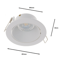 GU10 ARMATUUR MDRLED®KANTELBAAR WIT L