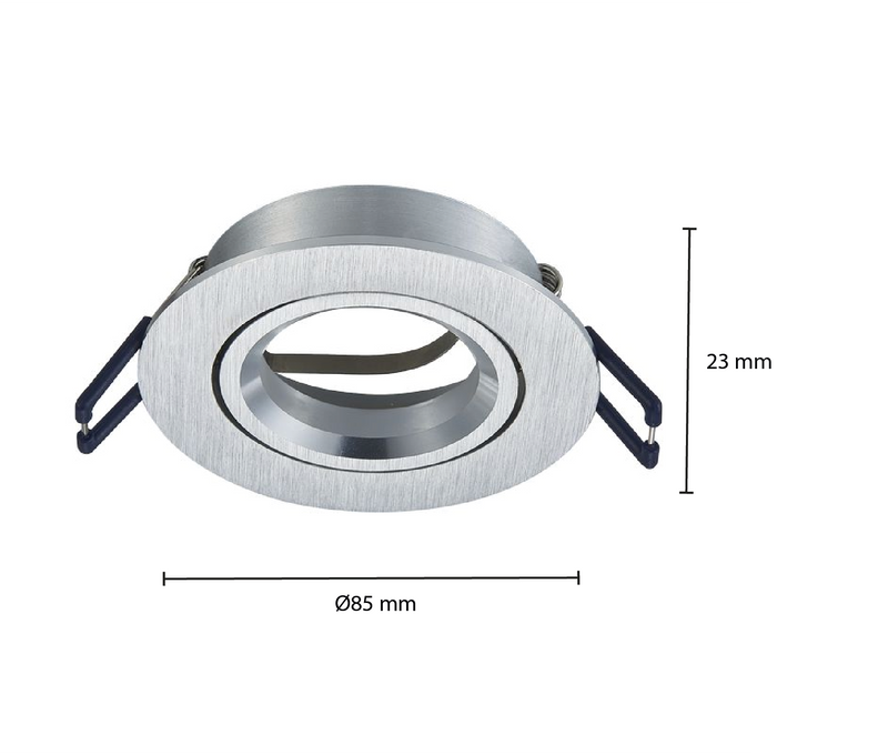 GU10 ARMATUUR  KANTELBAAR WIT,ZWART,ZILVER MR16 Ø69mm Proledpartners®