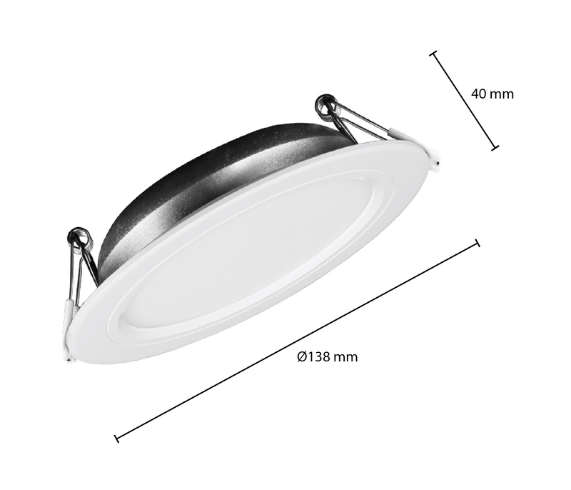 MI-LIGHT Downlight RGB+CCT Ø110 9W   WIT MDRLED®