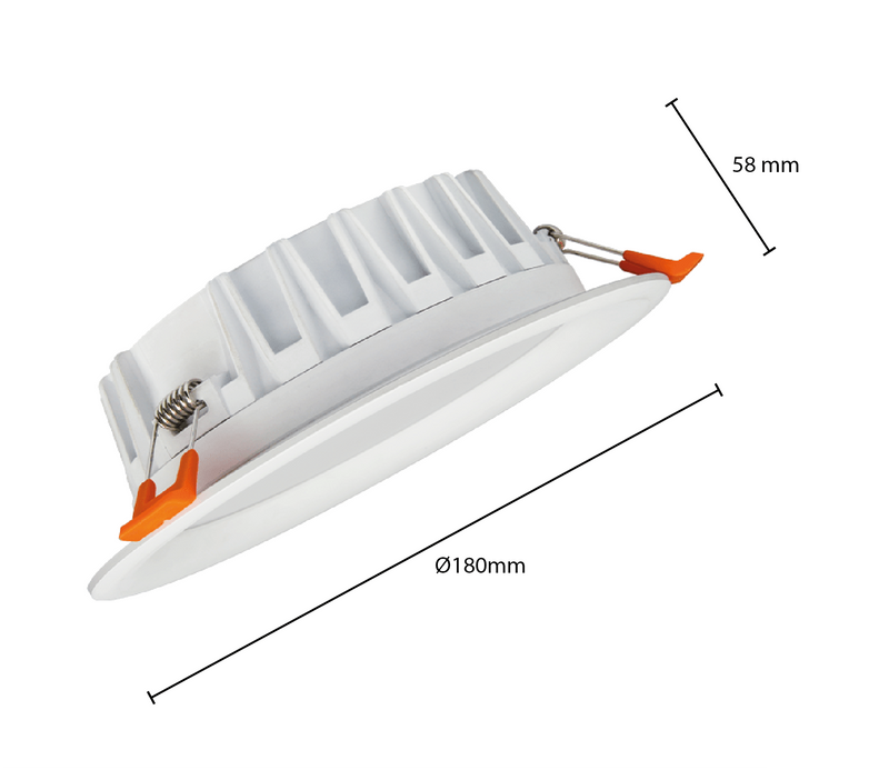 MI-LIGHT  DOWNLIGHT  RGB+CCT  Ø150  18W  WIT MDRLED®