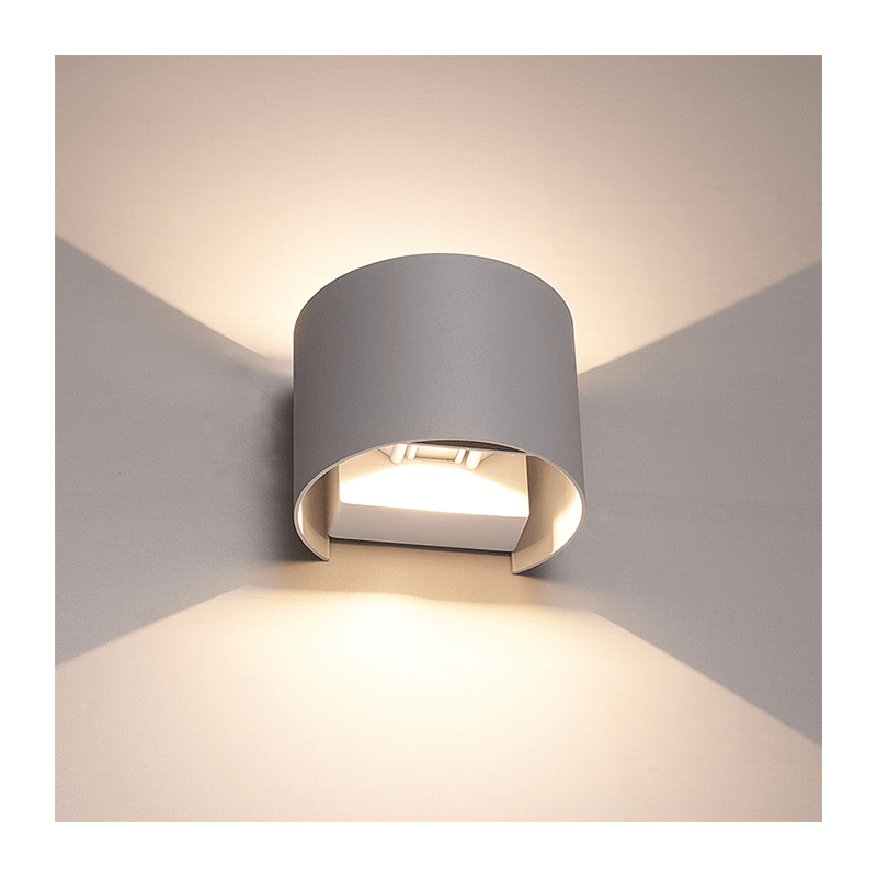 Wandlamp Grijs: Stijlvol Grijs Licht met 6W Dimbaar Vermogen PROLEDPARTNERS®