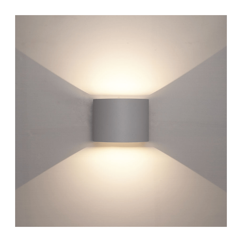 Wandlamp Grijs: Stijlvol Grijs Licht met 6W Dimbaar Vermogen PROLEDPARTNERS®