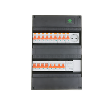 Groepenkast 3-Fase MDRLED® – 9x B16 Aardlekautomaat, 2x 3-Fase B16, WCD & Beltrafo