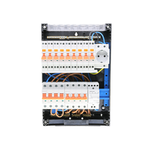 Groepenkast 3-Fase MDRLED® – 9x B16 Aardlekautomaat, 2x 3-Fase B16, WCD & Beltrafo