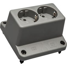 abb-hafobox-3640w2-deksel-2-voudig-stopcontact-grijs 5 STUKS