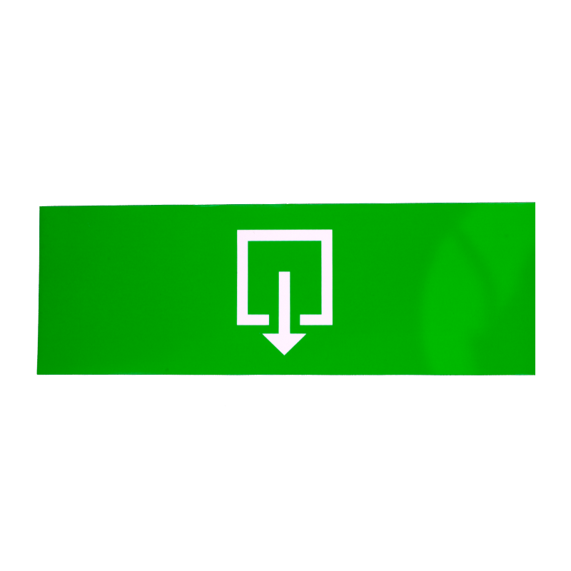 NOODVERLICHTING 3W IP65 ZWART (INCLUSIEF 3 PICTOGRAMMEN MDRLED®