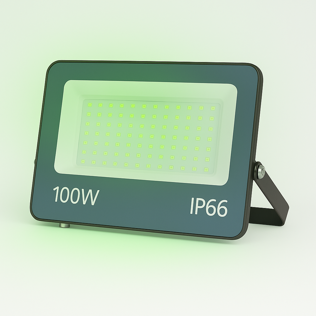 LED Schijnwerper MDRLED®| 100W | Groen | IP66
