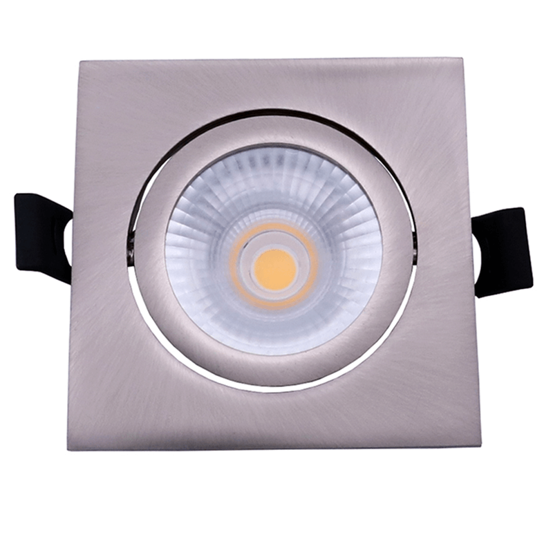 LED Inbouwspot Zaagmaat Ø75-81mm 6W Diepte 26 mm DIM Zilver 2700K MDRLED®