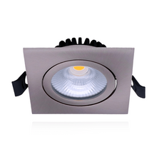 LED Einbaustrahler Schnittgröße Ø75-81mm 6W Tiefe 26mm DIM Silber 2700K MDRLED®