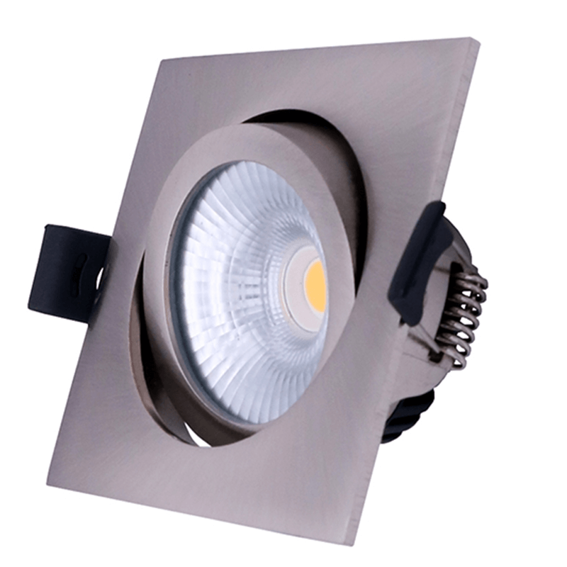 LED Inbouwspot Zaagmaat Ø75-81mm 6W Diepte 26 mm DIM Zilver 2700K MDRLED®