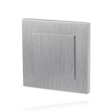 OPZETSTUK ALU LOOK | OPEN VIERKANT | T.B.V. INBOUW TRAPVERLICHTING