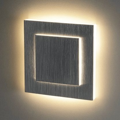 OPZETSTUK ALU LOOK | OPEN VIERKANT | T.B.V. INBOUW TRAPVERLICHTING