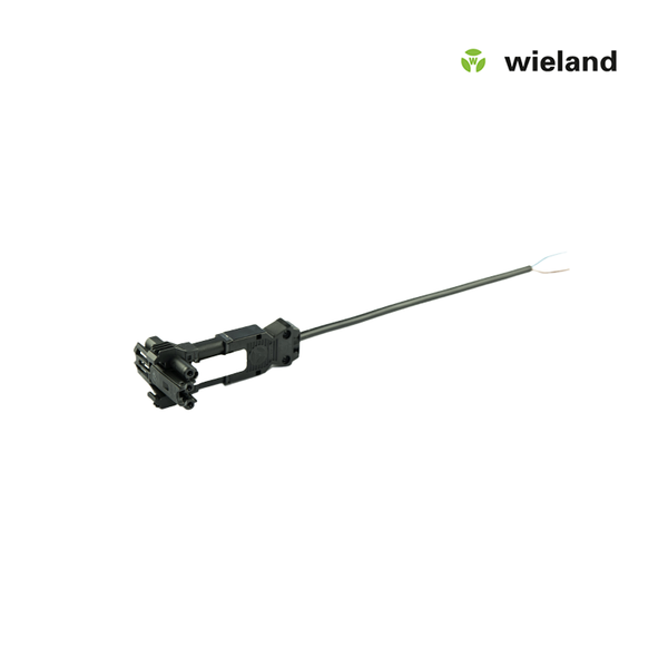 Wieland GST18I3 T-SPLITTER incl. Aansluitsnoer male 0,75 MM² 0,3 meter zwart MDRLED®