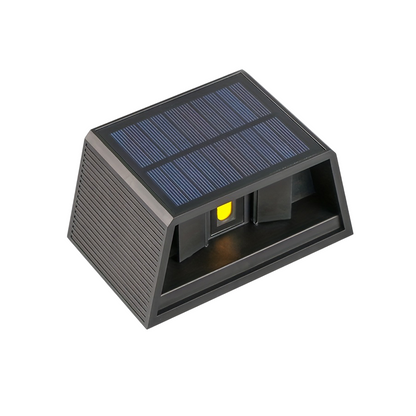 LED Wandlamp Solar | 1.5W | 2700K | IP65 | Zwart | MDRLED®