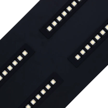 LED Louvre Paneel 120×30 – 30–36W – 130 lm/W – CCT-Switch – UGR<17 – Zwart – MDRLED®