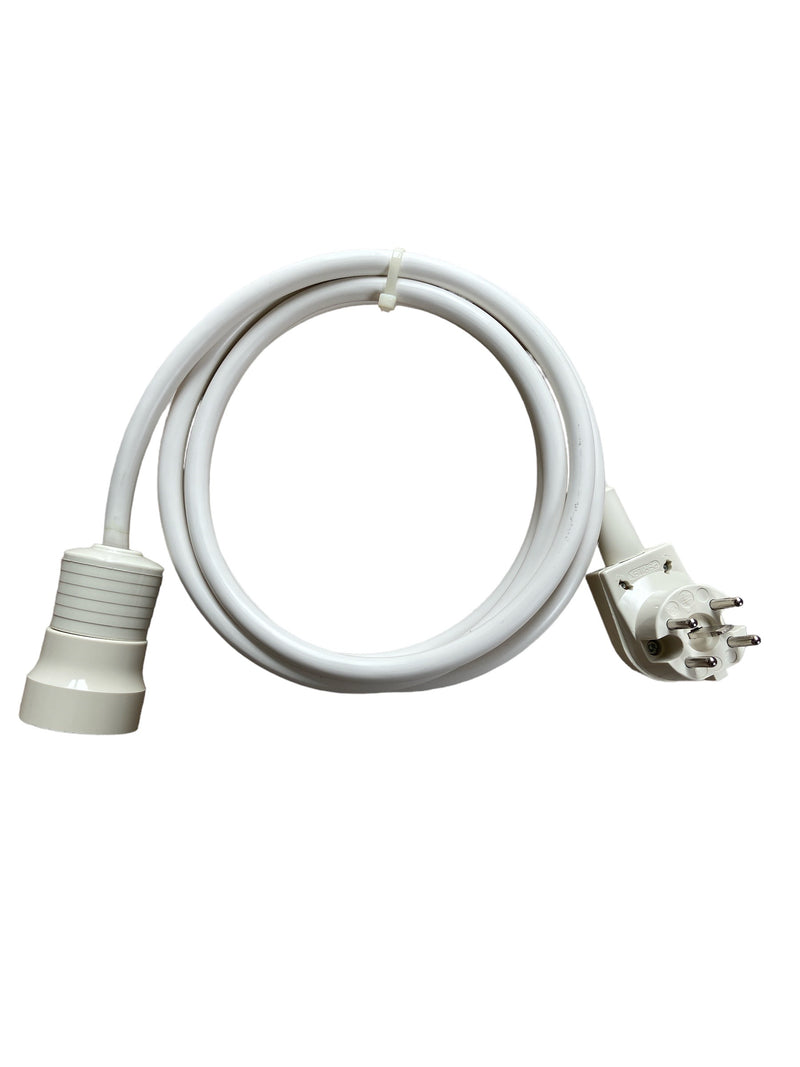 Perilex Koppelsnoer 16A Hittebestendig, 3 / 5 meter, Extra Dikke Kabel, 5x2.5mm Wit MDRLED®