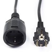 Verlängerungskabel 5 Meter (3x 1,50 mm², Schwarz) 3600 Watt MDRLED®