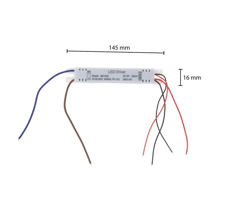 0-10V  CONSTANT CURRENT  DIMBAAR  DRIVER  15.5W MDRLED®